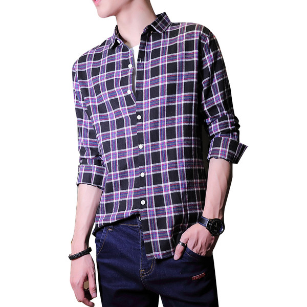 Lezser férfi hosszú ujjú ing három színben