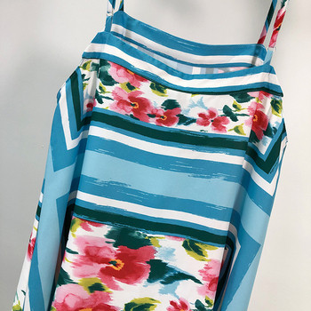 Rochie lunga de dama cu bretele subtiri