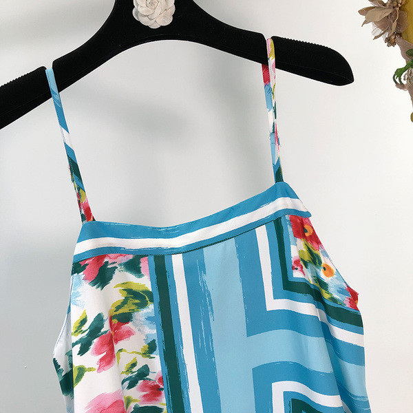 Rochie lunga de dama cu bretele subtiri