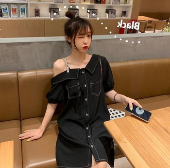 Női alkalmi ruha két színben