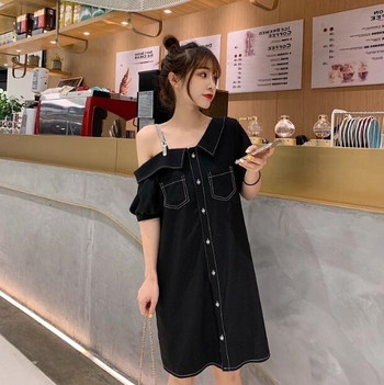 Női alkalmi ruha két színben