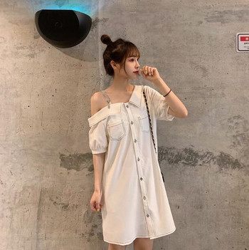 Női alkalmi ruha két színben