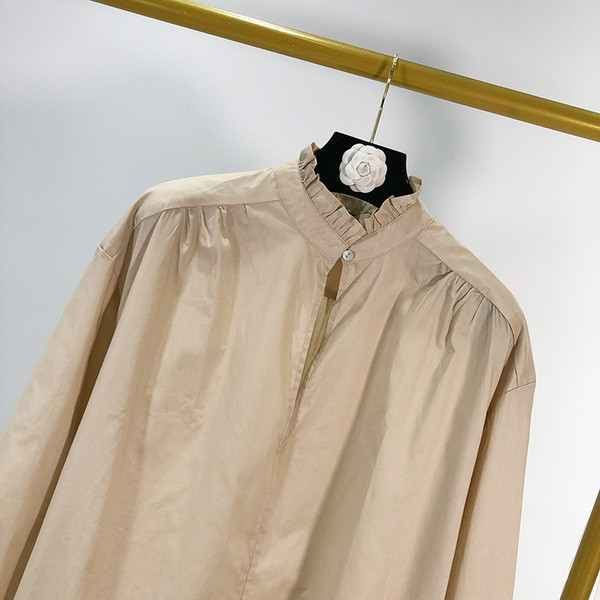 Női hosszú ruha barna színben