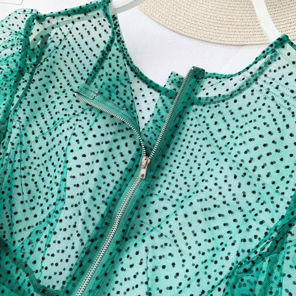 Bluza de dama transparenta model nou cu panglica in mai multe culori