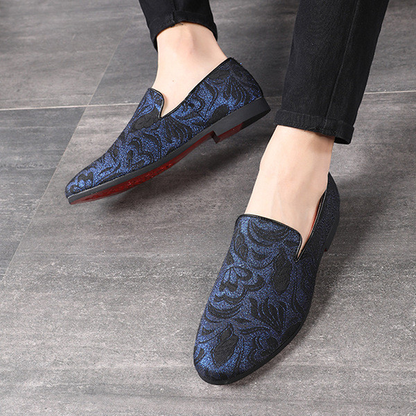 NOUL model de mocasini pentru bărbați în negru și albastru