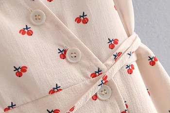 Rochie de dama actuala cu maneci 3/4 si model