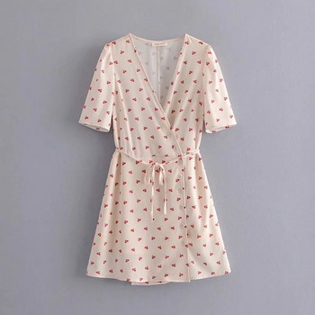 Rochie de dama actuala cu maneci 3/4 si model