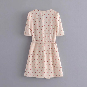 Rochie de dama actuala cu maneci 3/4 si model