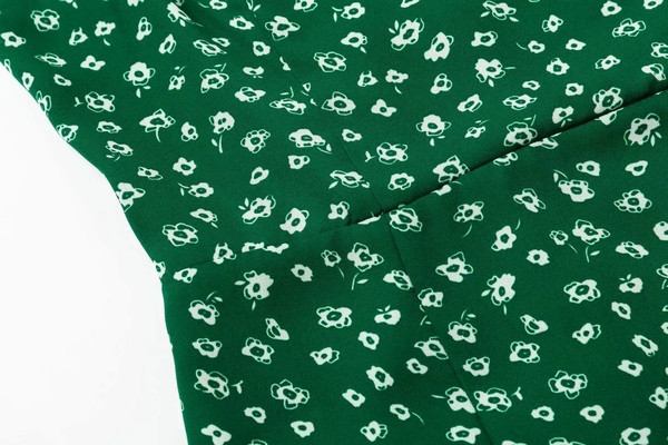 Rochie moderna de dama cu bretele verzi