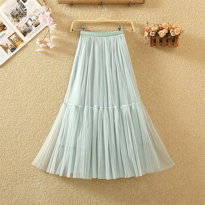 Fusta de dama model nou in mai multe culori cu tul