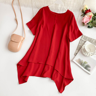 Alkalmi női tunika rövid ujjal több színben