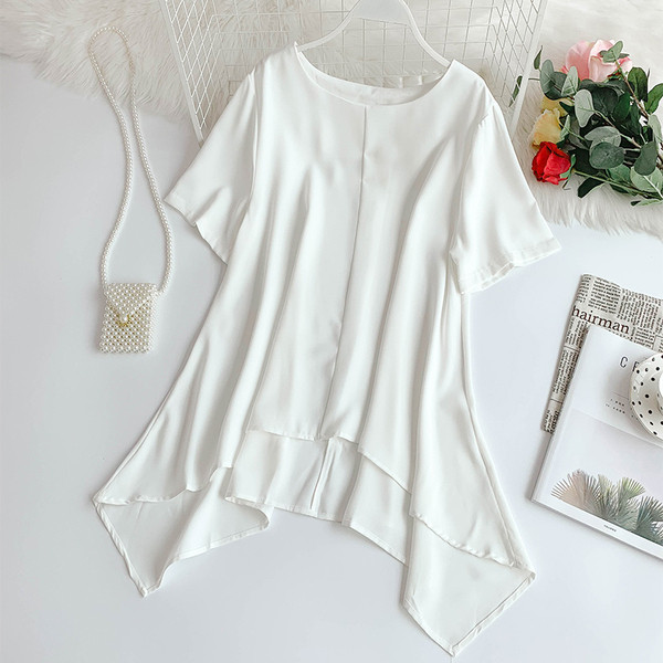 Alkalmi női tunika rövid ujjal több színben