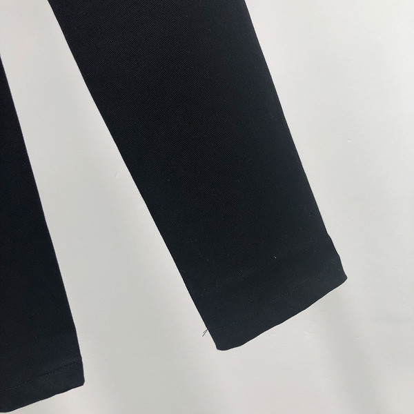 Pantaloni negri de dama cu talie inalta - model slim