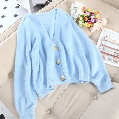 Vesta casual dama cu guler in forma de V in diferite culori