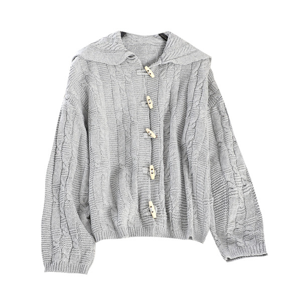 Cardigan casual dama cu gluga in trei culori