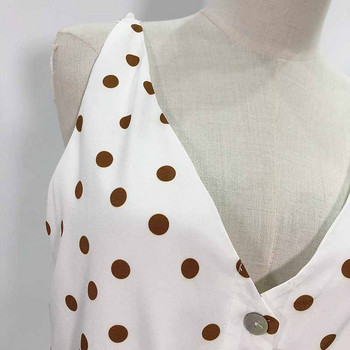 Rochie lunga de dama cu bretele si cravate