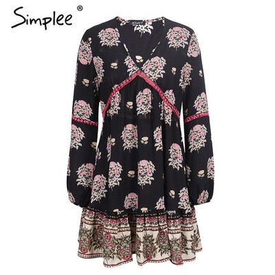 Rochie casual de dama cu maneci lungi de culoare neagra