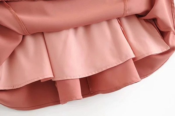 Rochie casual dama cu bretele - culoare roz