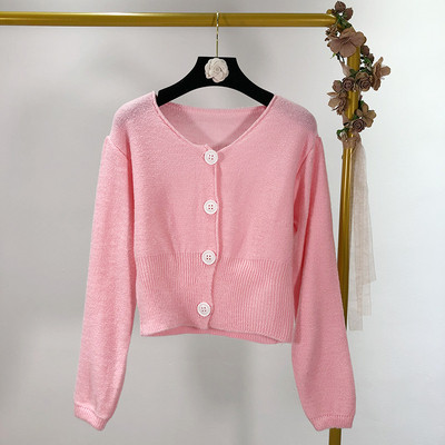 Cardigan dama din tricotat subtire - trei culori