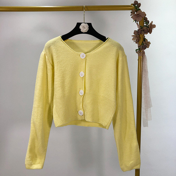 Cardigan dama din tricotat subtire - trei culori