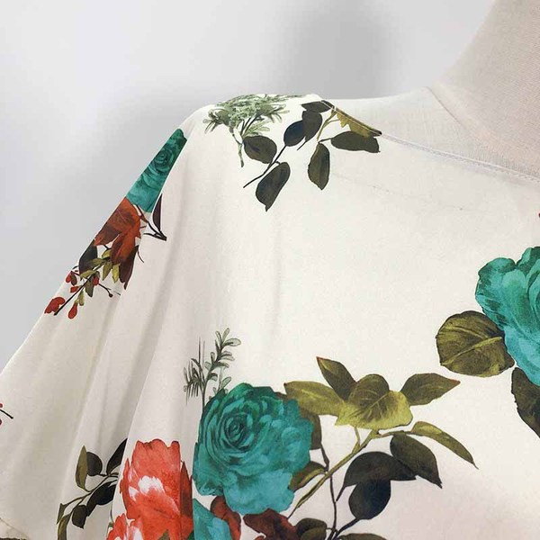 Bluza eleganta de dama cu cravate si maneci lotus