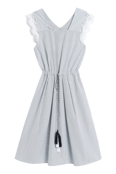 Rochie moderna de dama - model croiat cu talie elastica