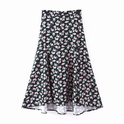 Fusta lungă damă cu fante - model croiat