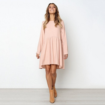 Lezser női ruha hosszú ujjal, három színben