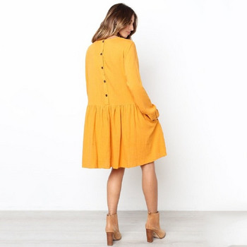 Lezser női ruha hosszú ujjal, három színben