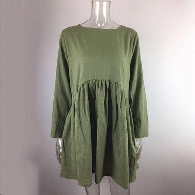 Lezser női ruha hosszú ujjal, három színben