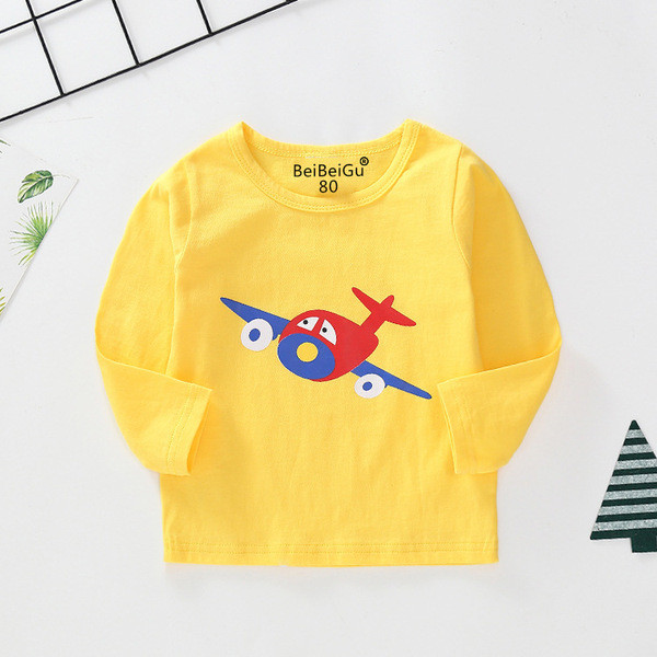 Gyermek blúz kék és sárga rátéttel - fiúknak