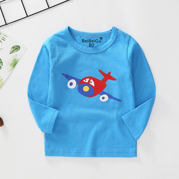 Gyermek blúz kék és sárga rátéttel - fiúknak