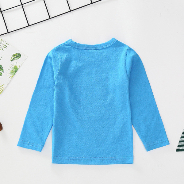 Gyermek blúz kék és sárga rátéttel - fiúknak