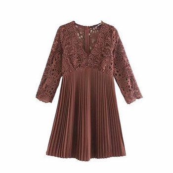 Modern női rakott csipke ruha