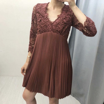 Modern női rakott csipke ruha