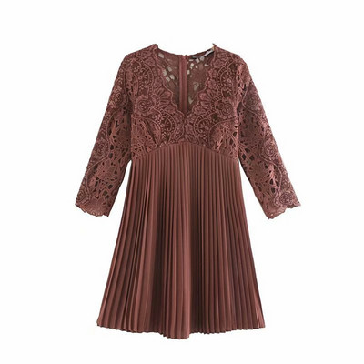 Modern női rakott csipke ruha