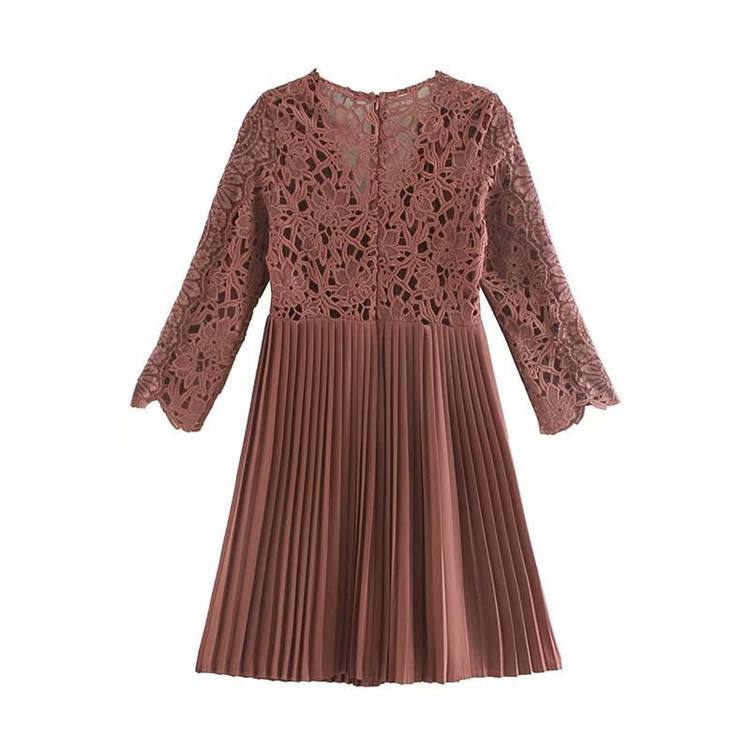 Modern női rakott csipke ruha