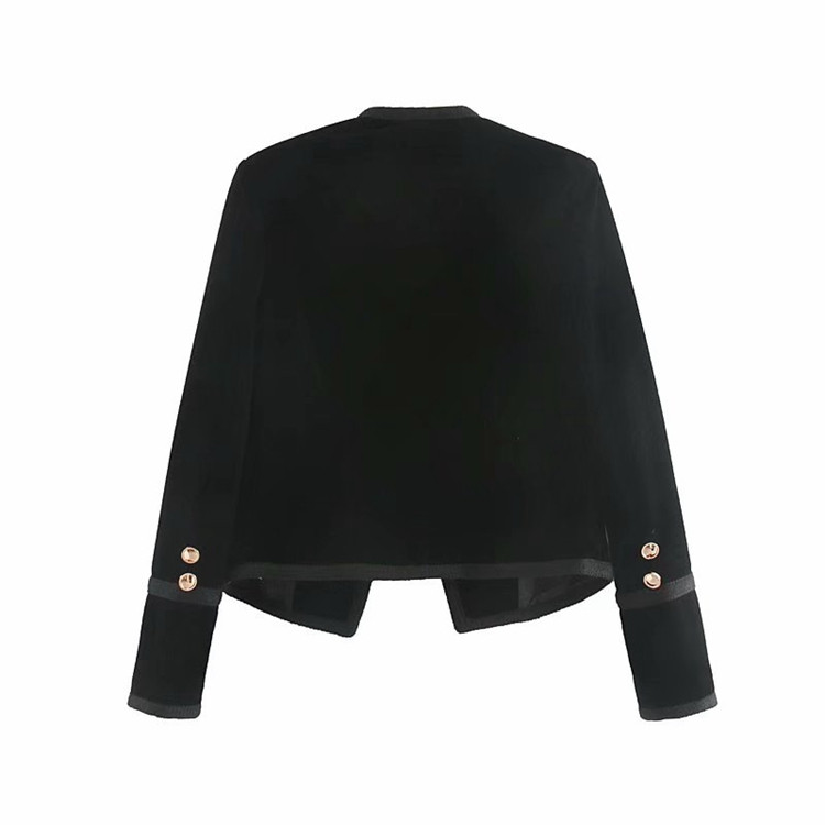 Jacheta de primavara-toamna de culoare neagra