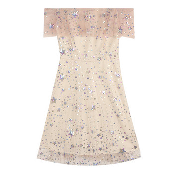 Rochie modernă de damă cu un element strălucitor