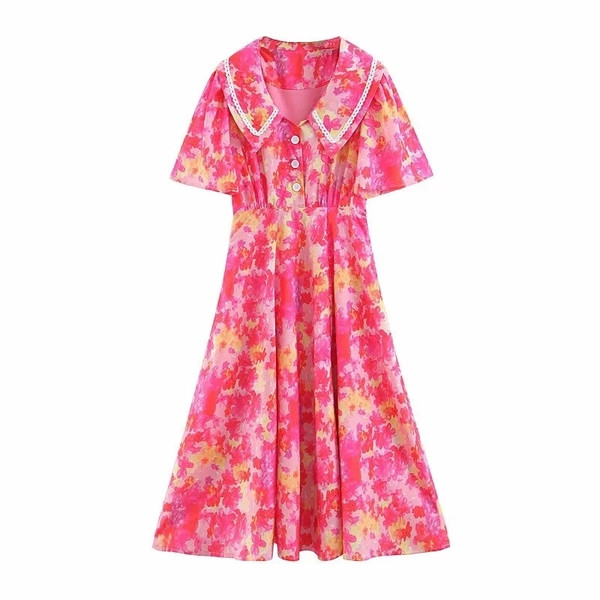 Rövid ujjú női ruha modell