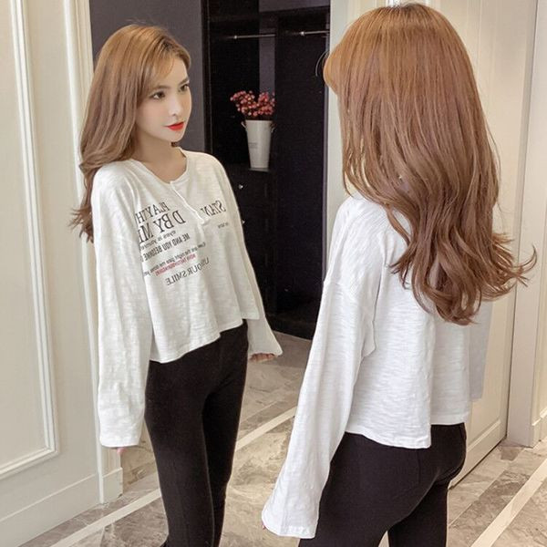 Bluză casual de damă în două culori cu nasturi și inscripții