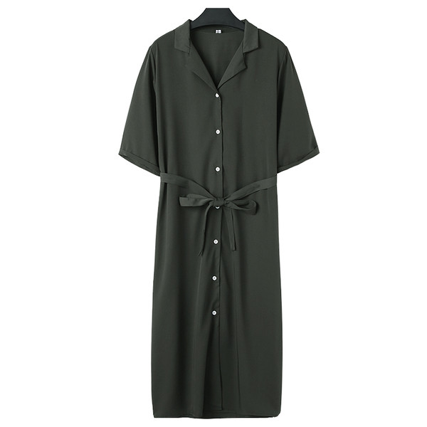 Alkalmi női ruha három színben, magas derékkal