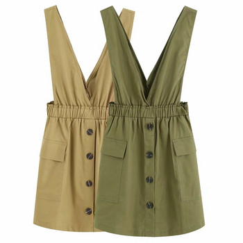 Rochie de dama actuala cu buzunare in doua culori