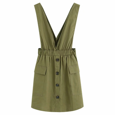 Rochie de dama actuala cu buzunare in doua culori