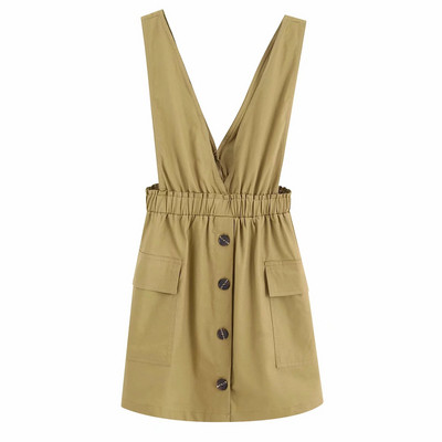 Rochie de dama actuala cu buzunare in doua culori