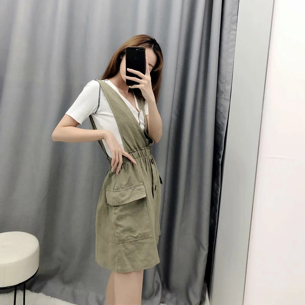 Rochie de dama actuala cu buzunare in doua culori