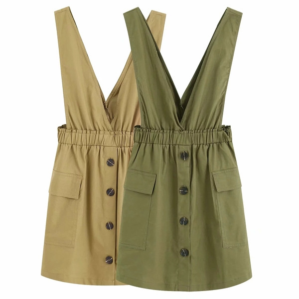 Rochie de dama actuala cu buzunare in doua culori