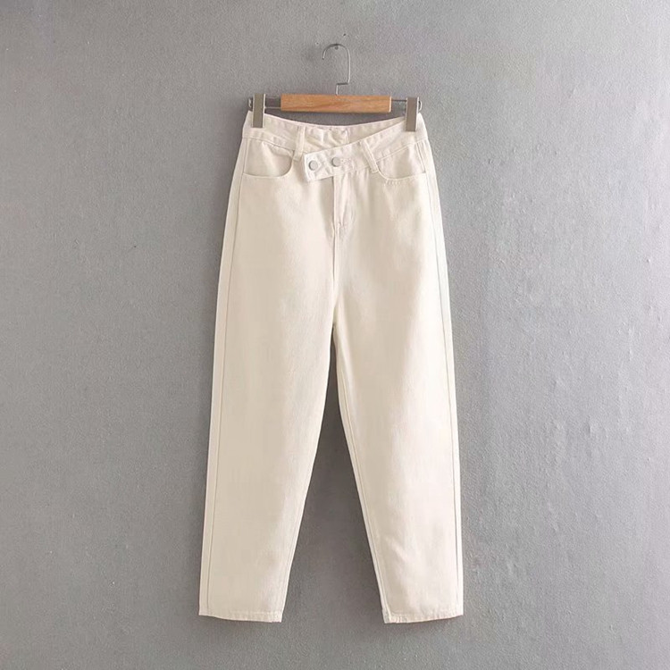 Női farmer 9/10 hosszúságú fehér és fekete színben