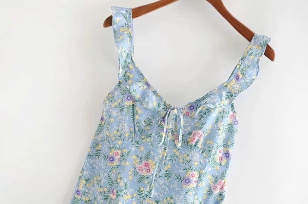 Rochie casual de dama moderna cu motive florale