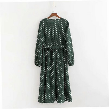 Rochie de dama cu maneca lunga in doua culori